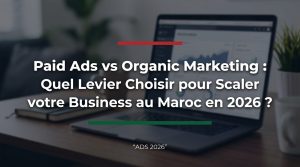 Lire la suite à propos de l’article Qui est le meilleur Paid Ads vs Organic Marketing : Quel Levier Choisir pour Scaler votre Business au Maroc en 2026 ?